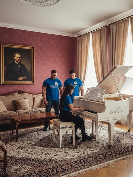 Перевозка пианино с грузчиками